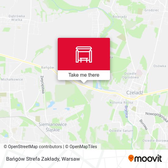 Bańgów Strefa Zakłady map