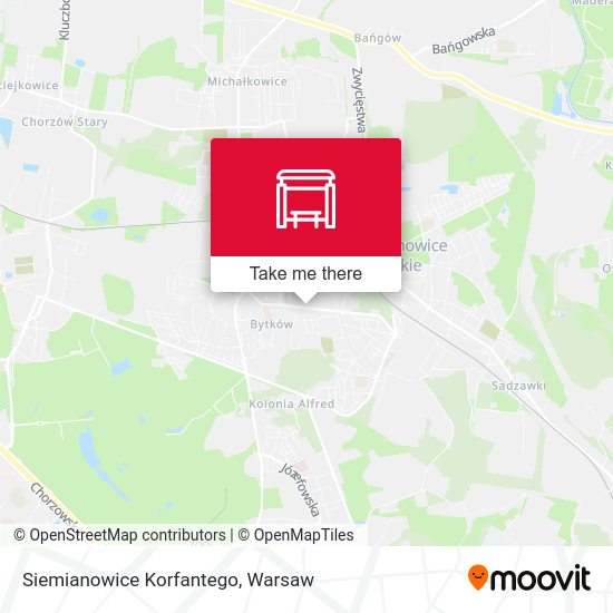 Siemianowice Korfantego map