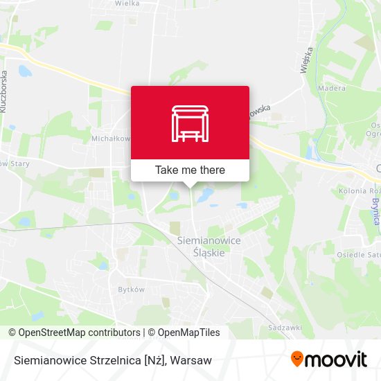 Siemianowice Strzelnica [Nż] map