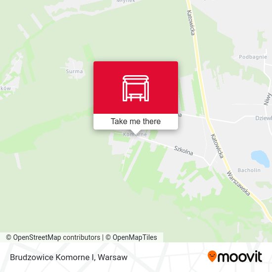 Brudzowice Komorne I map