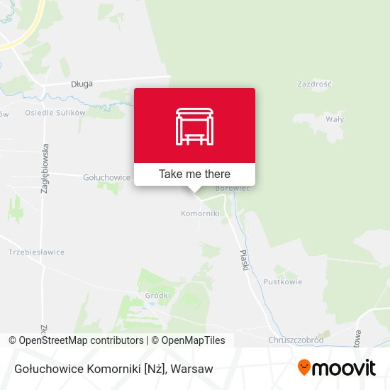 Gołuchowice Komorniki [Nż] map