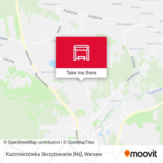 Kazimierzówka Skrzyżowanie [Nż] map