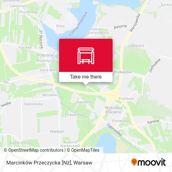 Marcinków Przeczycka [Nż] map