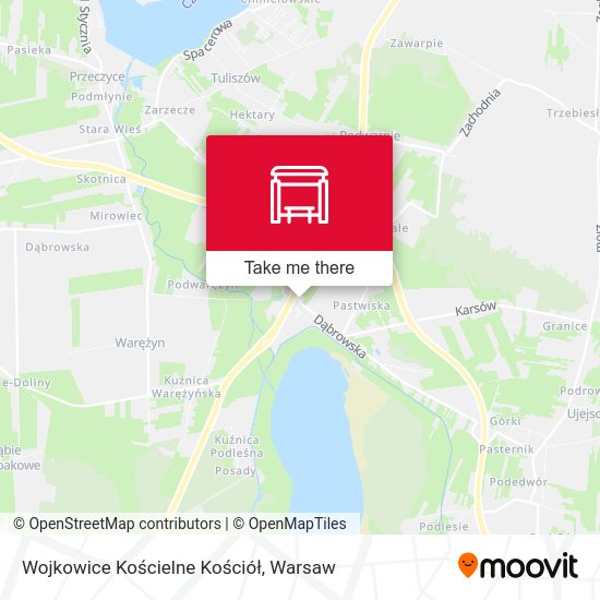 Wojkowice Kościelne Kościół map