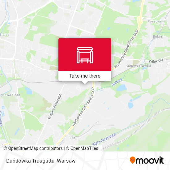 Карта Dańdówka Traugutta