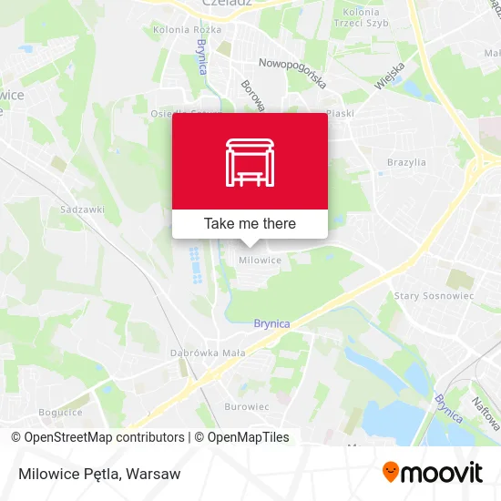 Карта Milowice Pętla