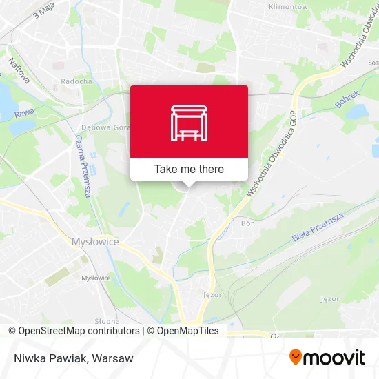 Карта Niwka Pawiak