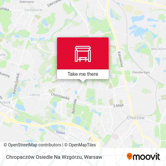 Chropaczów Osiedle Na Wzgórzu map