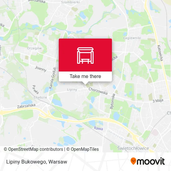Карта Lipiny Bukowego