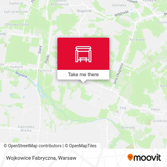 Карта Wojkowice Fabryczna