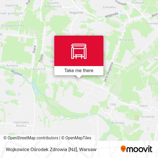 Wojkowice Ośrodek Zdrowia [Nż] map