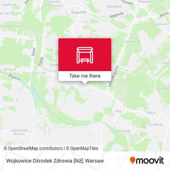 Wojkowice Ośrodek Zdrowia [Nż] map