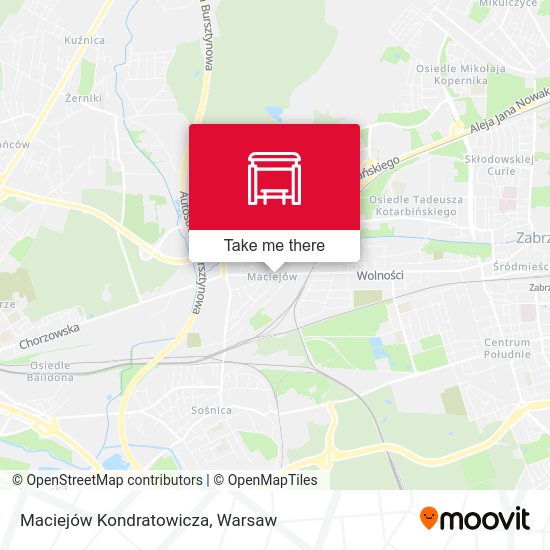 Maciejów Kondratowicza map