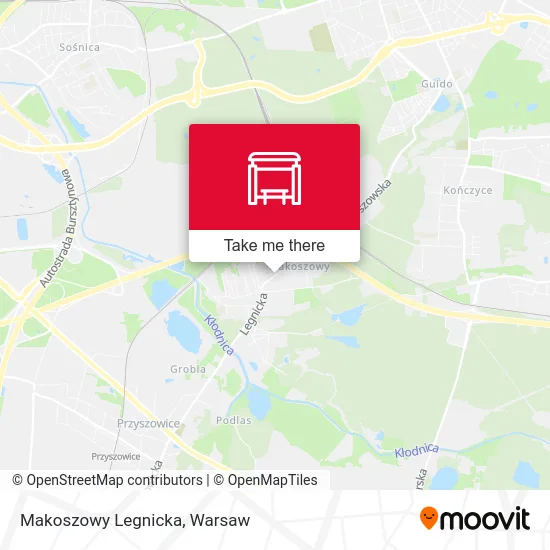 Карта Makoszowy Legnicka