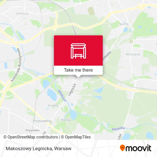 Карта Makoszowy Legnicka