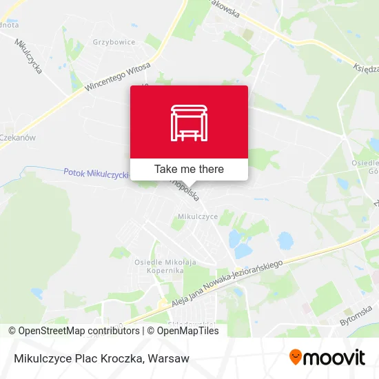 Карта Mikulczyce Plac Kroczka