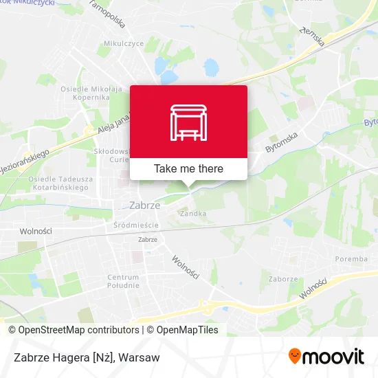 Карта Zabrze Hagera [Nż]