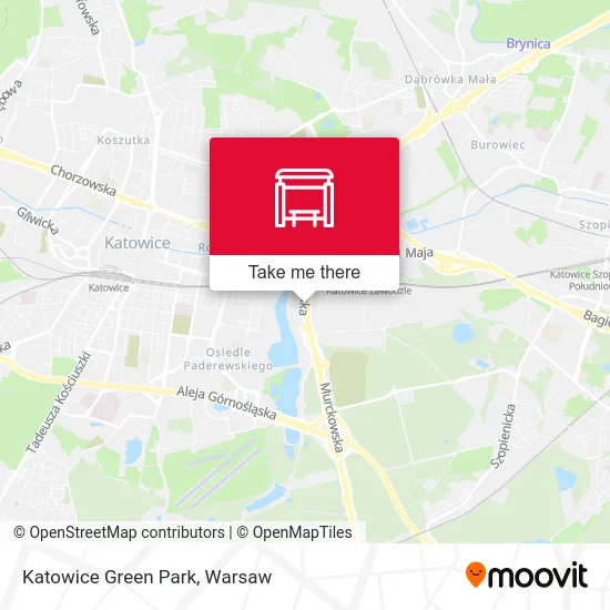 Карта Katowice Green Park