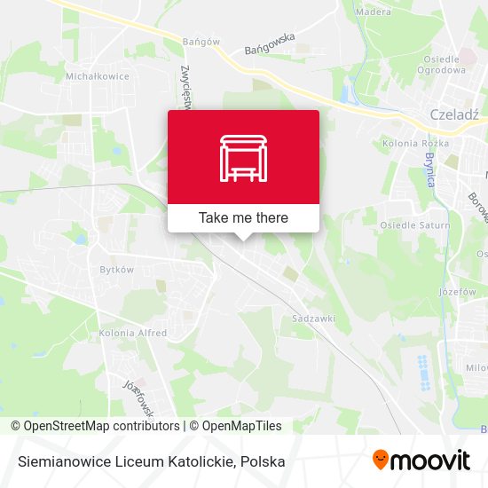 Карта Siemianowice Liceum Katolickie