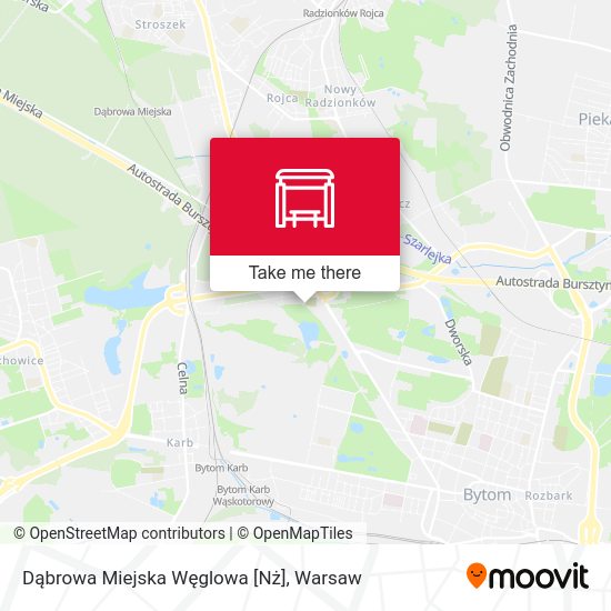 Dąbrowa Miejska Węglowa [Nż] map