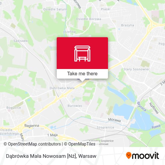 Dąbrówka Mała Nowosam [Nż] map