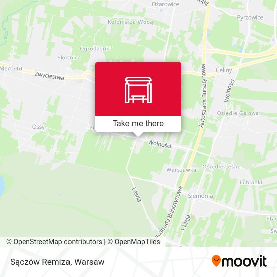 Sączów Remiza map