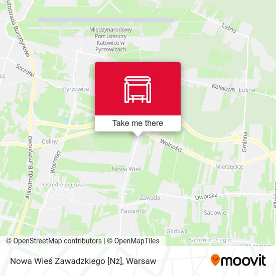 Карта Nowa Wieś Zawadzkiego [Nż]