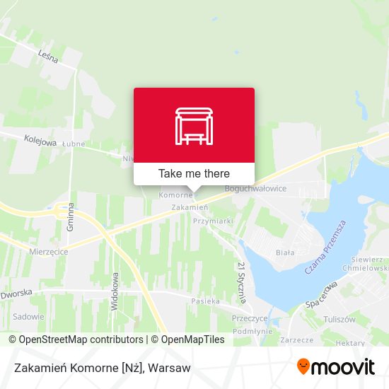 Zakamień Komorne [Nż] map