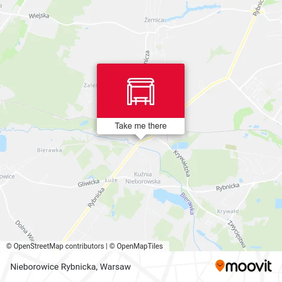 Карта Nieborowice Rybnicka