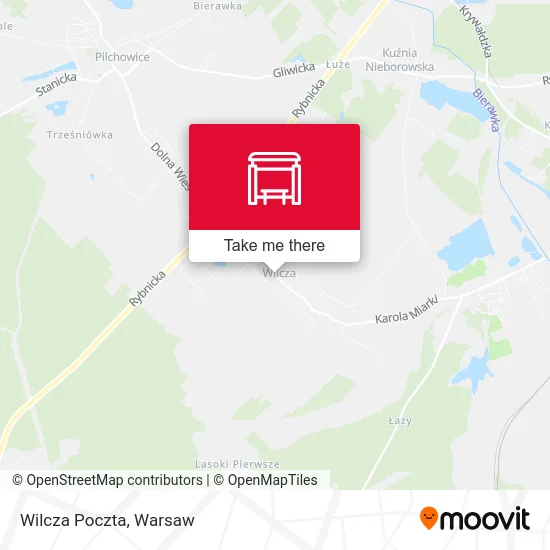 Карта Wilcza Poczta