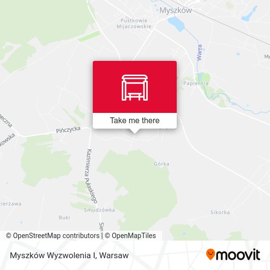 Карта Myszków Wyzwolenia I