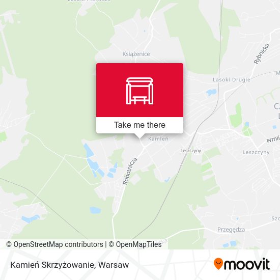 Kamień Skrzyżowanie map