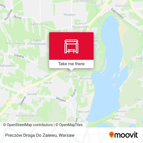 Preczów Droga Do Zalewu map