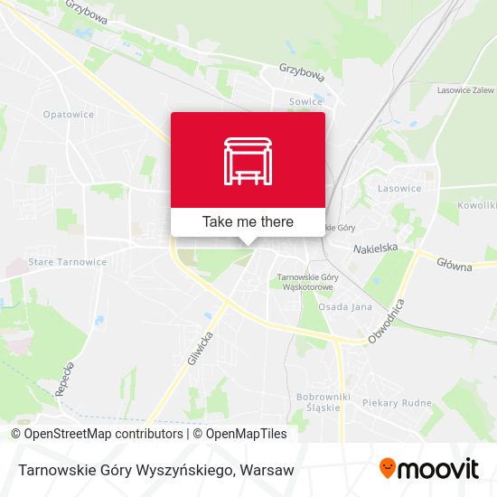 Tarnowskie Góry Wyszyńskiego map