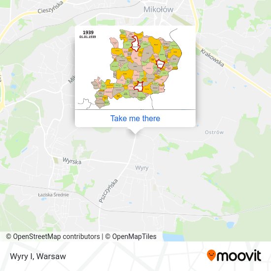 Wyry I map