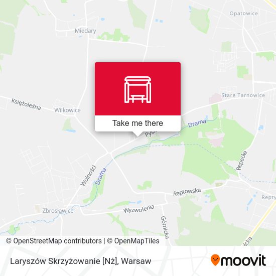 Laryszów Skrzyżowanie [Nż] map