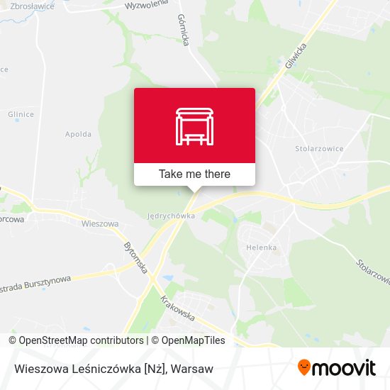 Wieszowa Leśniczówka [Nż] map