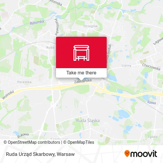 Карта Ruda Urząd Skarbowy
