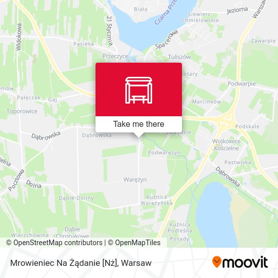 Mrowieniec Na Żądanie [Nż] map