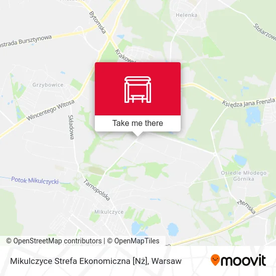 Карта Mikulczyce Strefa Ekonomiczna [Nż]