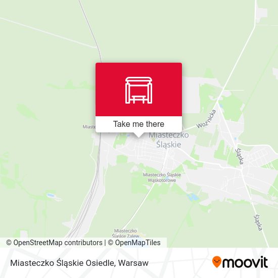 Miasteczko Śląskie Osiedle map