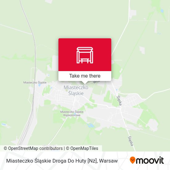 Miasteczko Śląskie Droga Do Huty [Nż] map