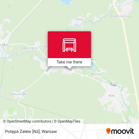 Potępa Zalew [Nż] map