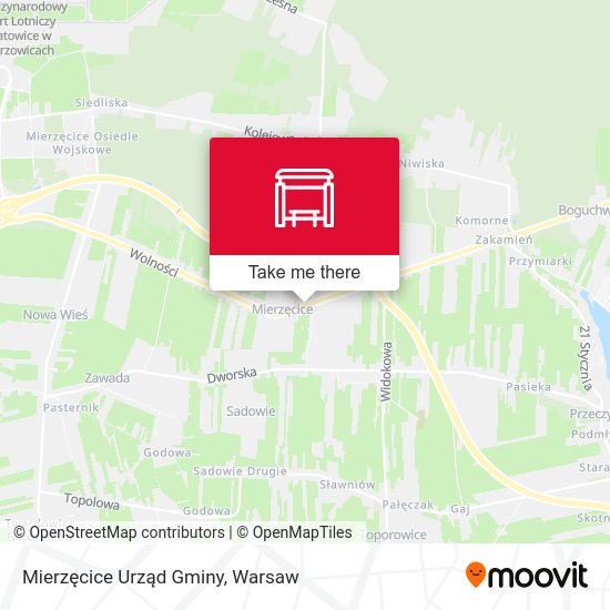 Mierzęcice Urząd Gminy map