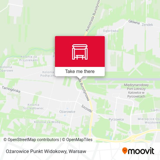 Ożarowice Punkt Widokowy map