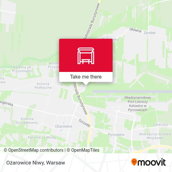 Ożarowice Niwy map