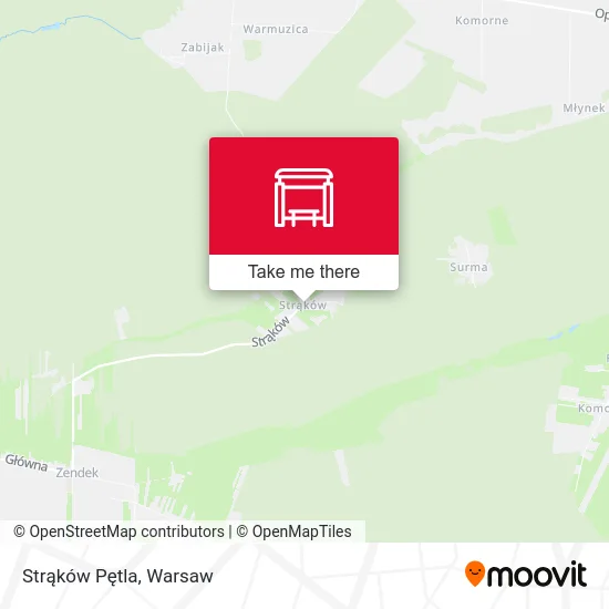 Strąków Pętla map