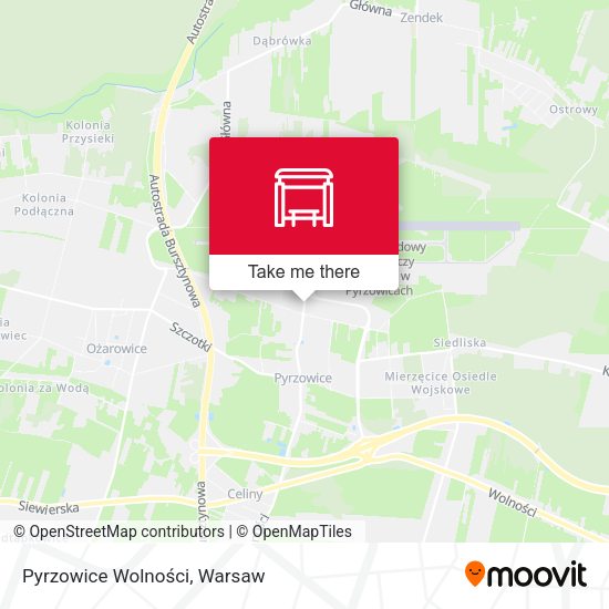 Pyrzowice Wolności map