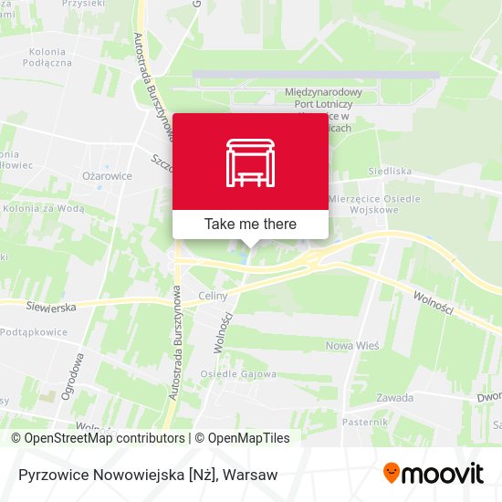 Pyrzowice Nowowiejska [Nż] map