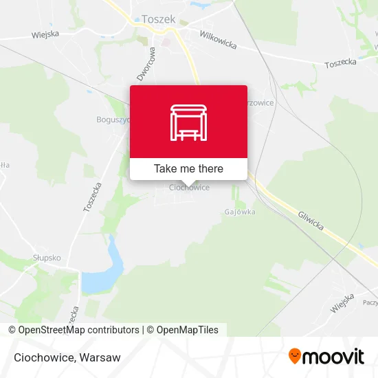 Карта Ciochowice